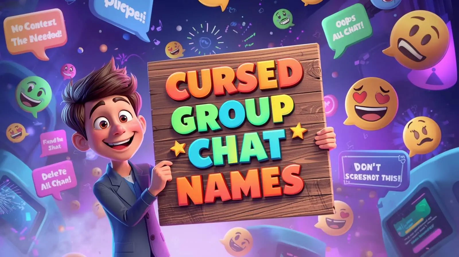 cursed group chat names