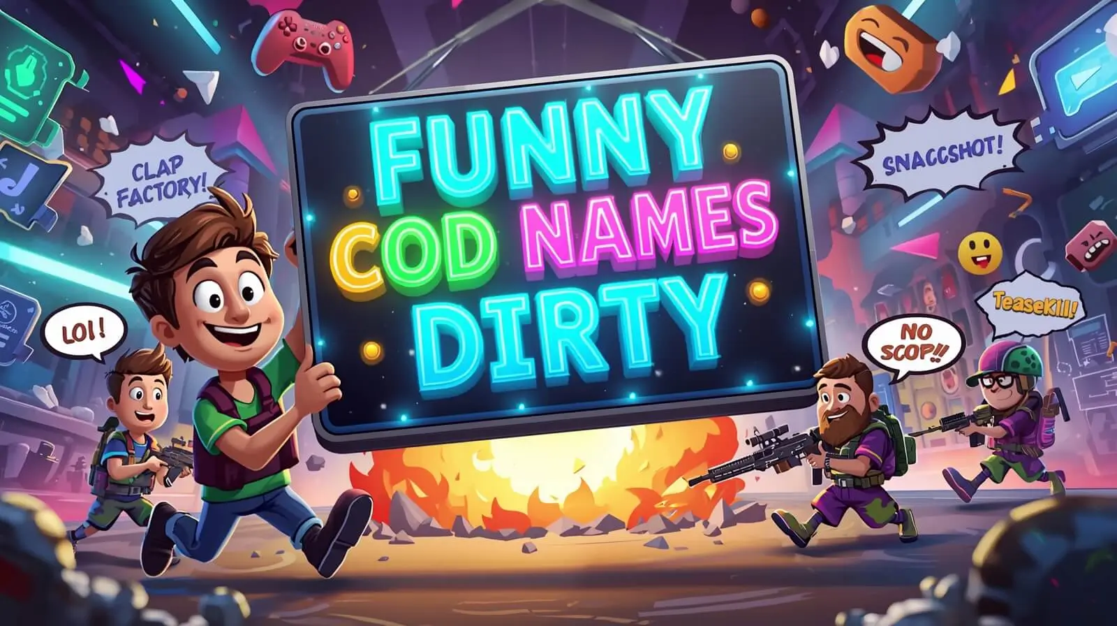 funny cod names dirty