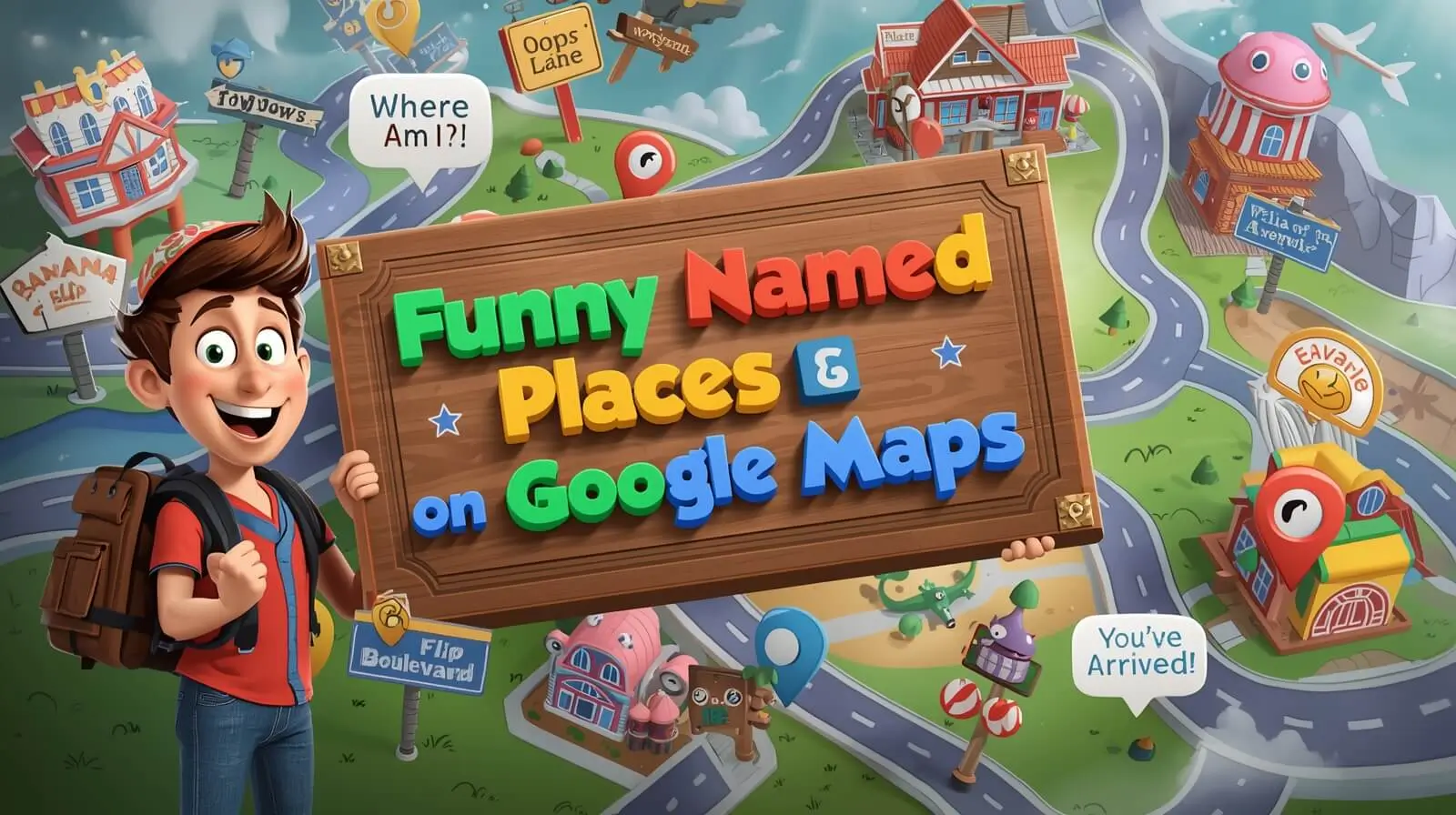 funny named places on google maps