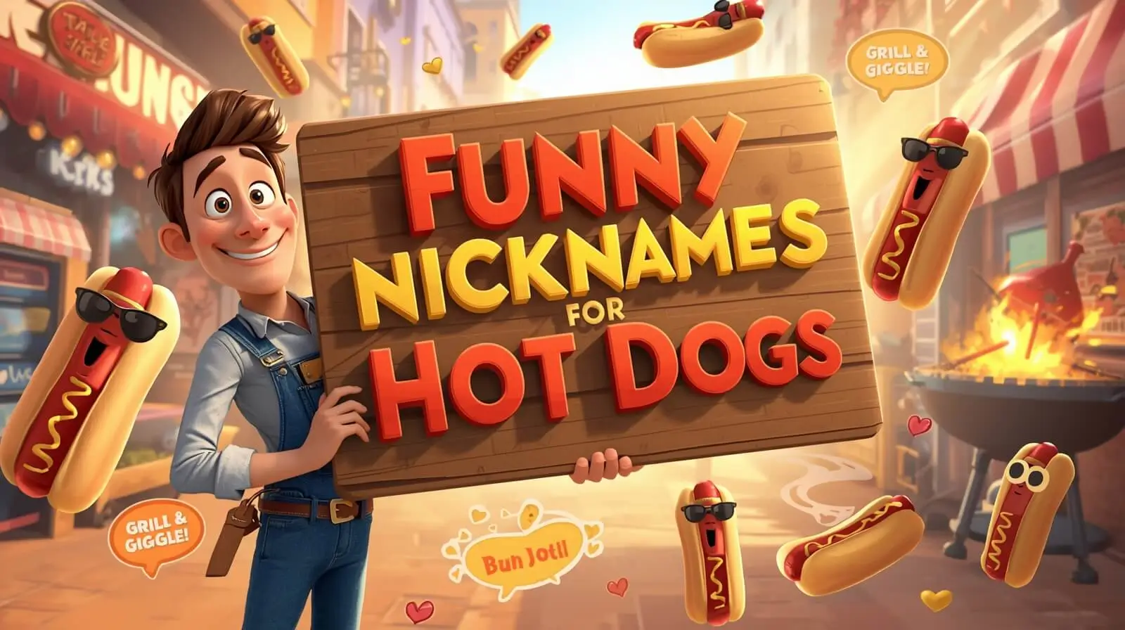 funny nicknames for hot dogs