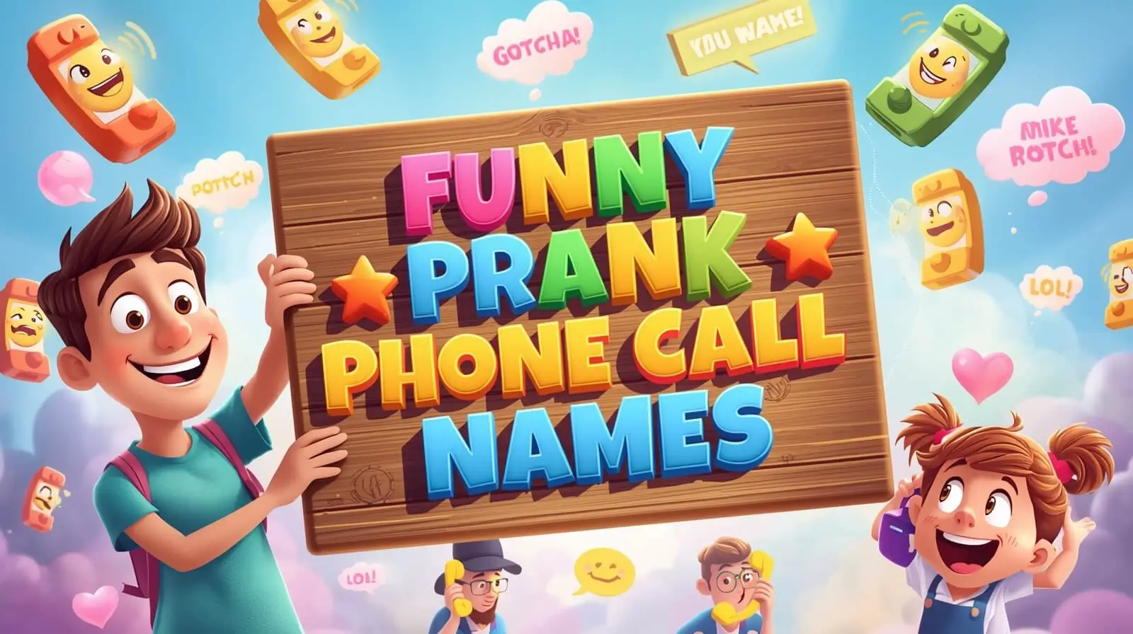 funny prank phone call names