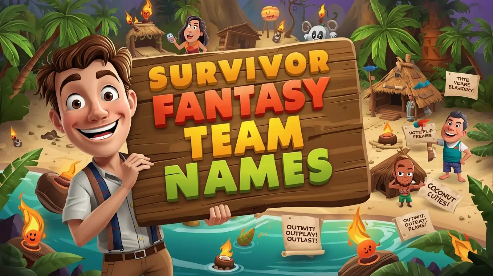 survivor fantasy team names