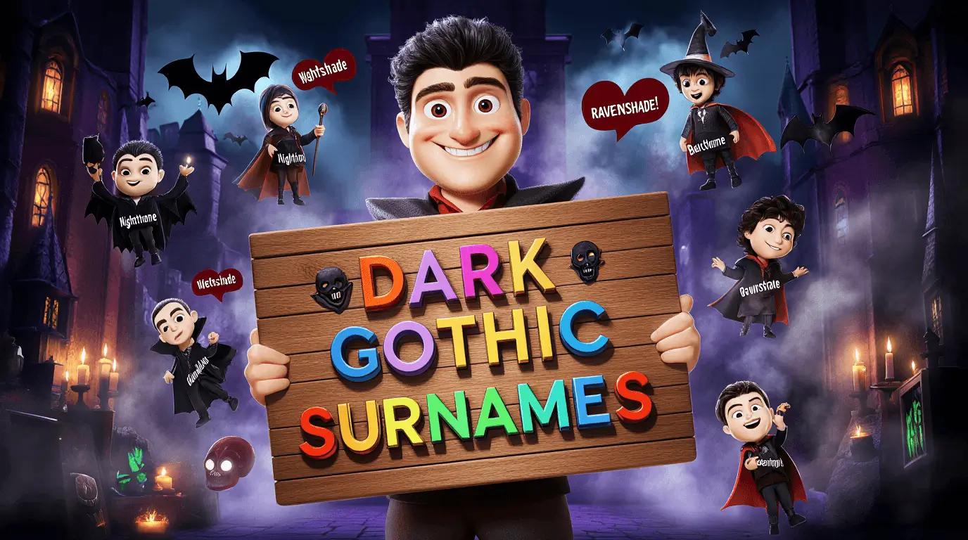 Dark Gothic surnames