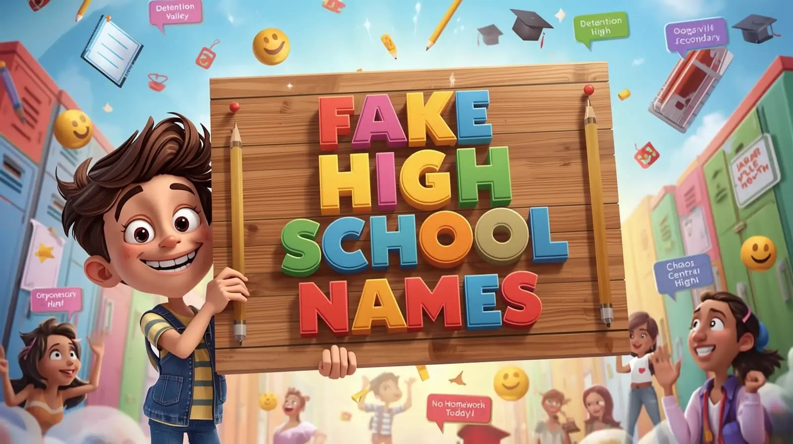 Fake High School Names