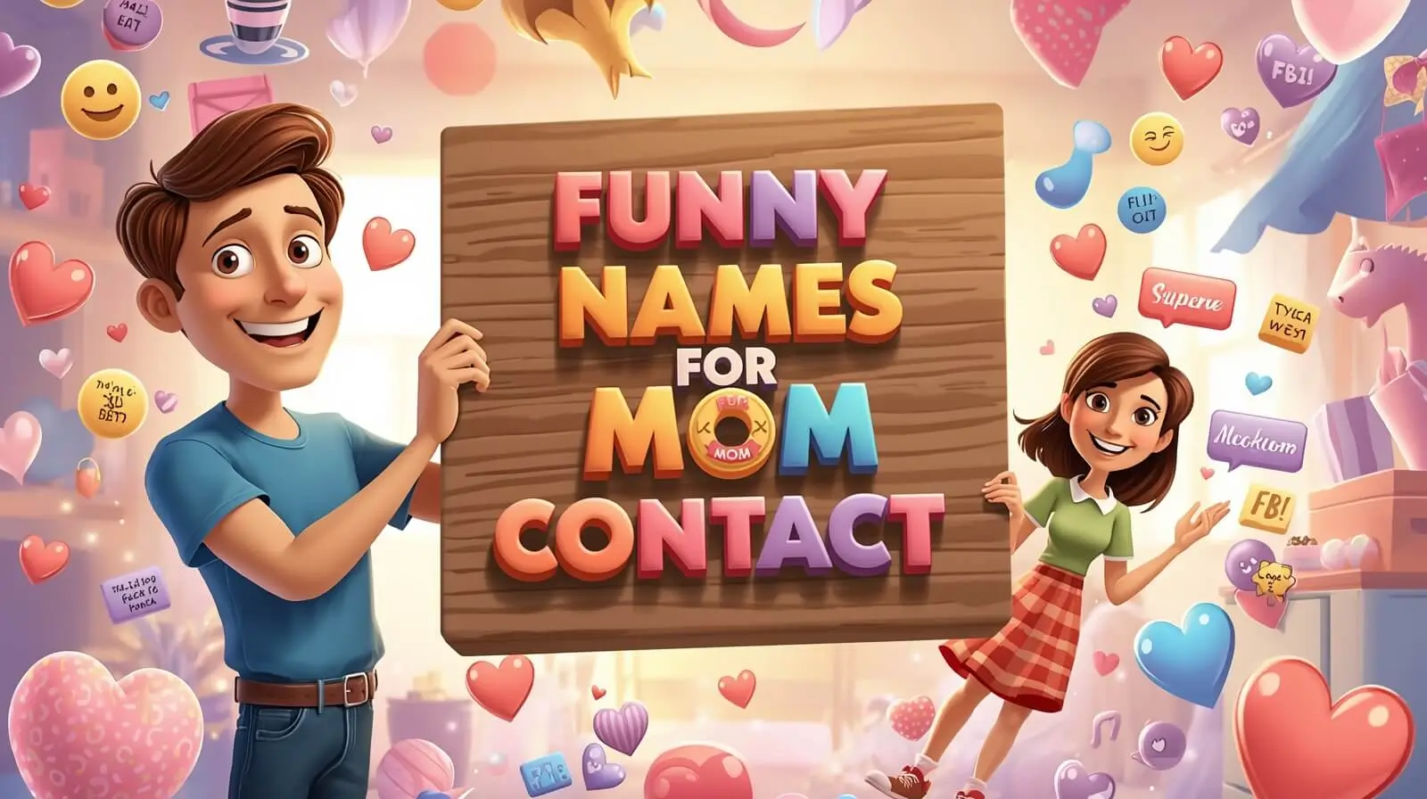 Funny Names for Mom Contact