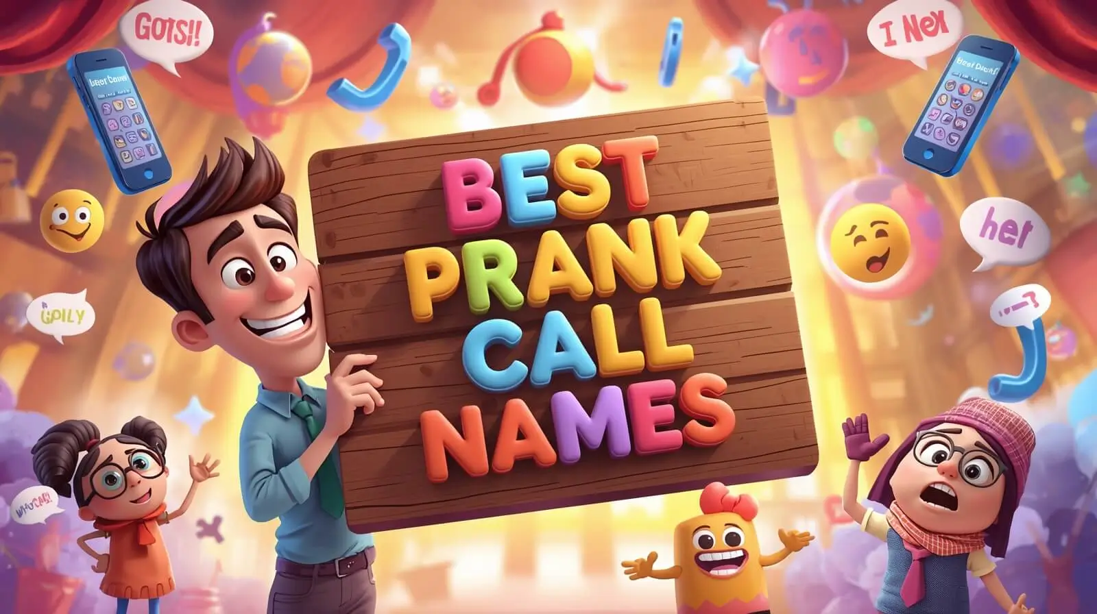 best prank call names