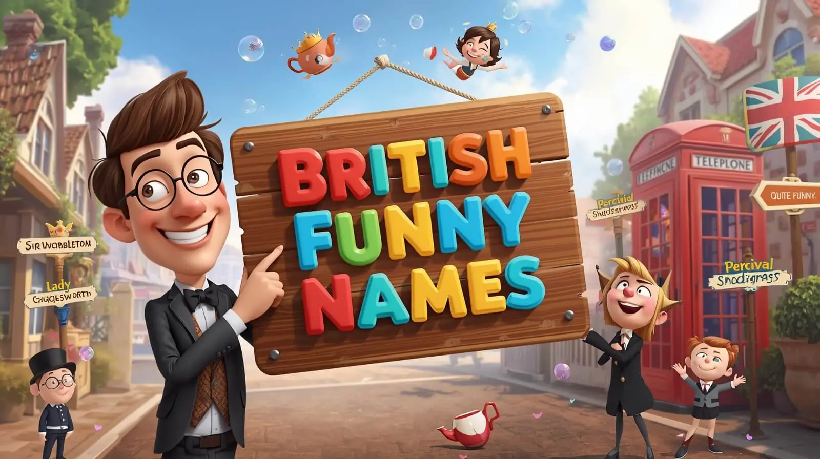 british funny names