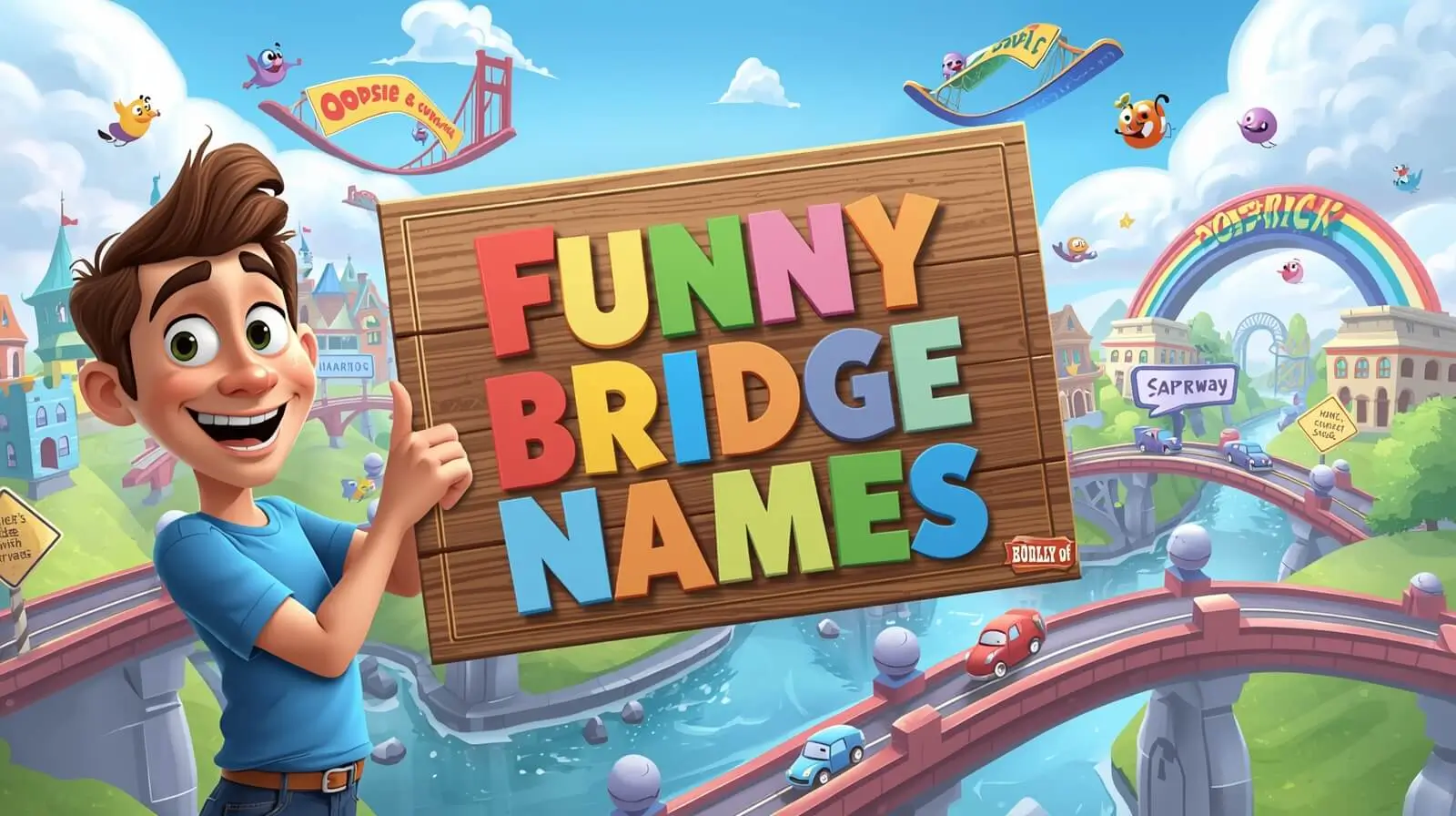 funny Google map names