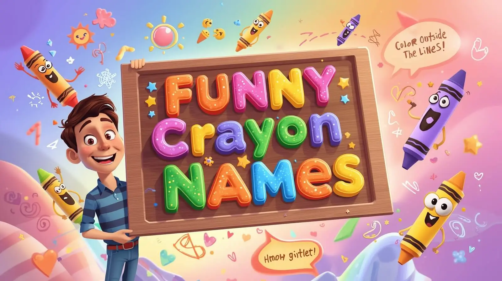 funny crayon names