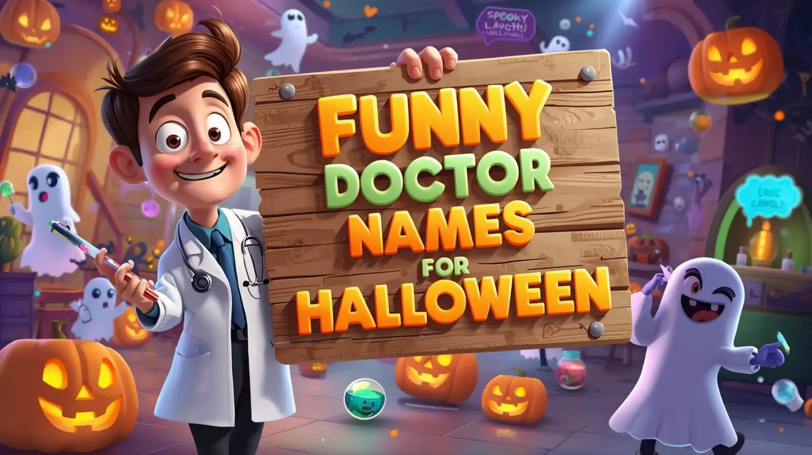 funny doctor names for halloween