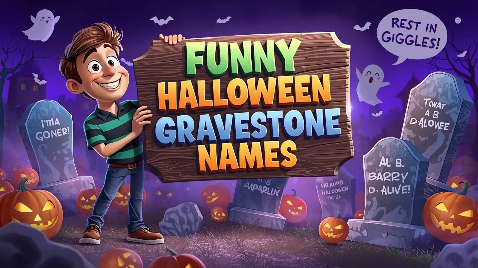 funny halloween gravestone names