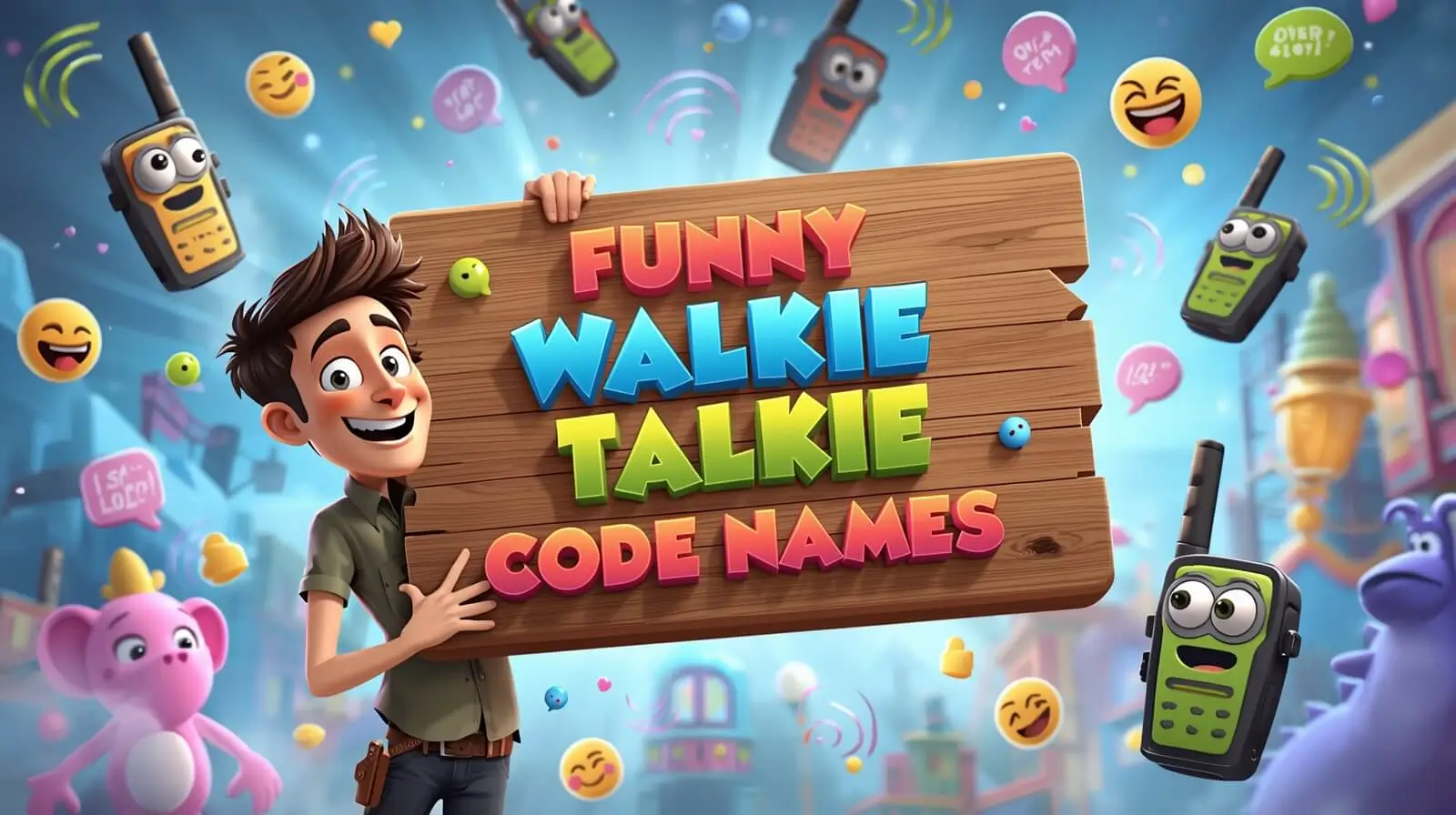 funny walkie talkie code names