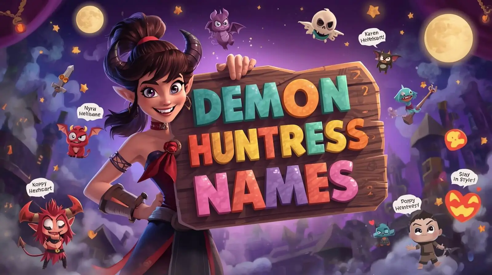 demon huntress names
