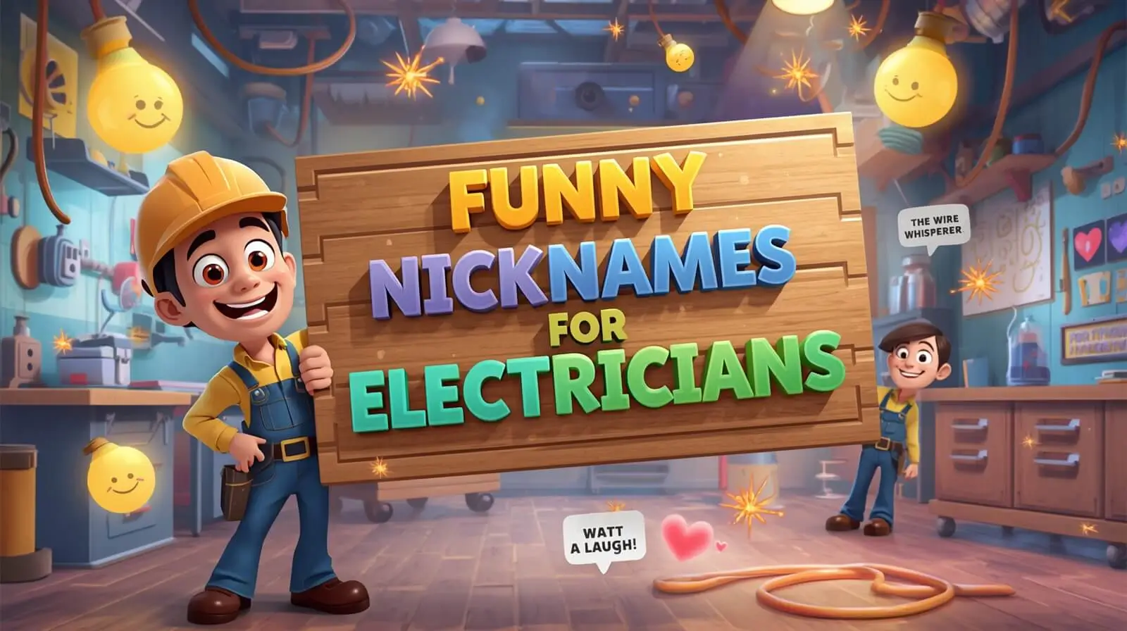 funny nicknames for electricians