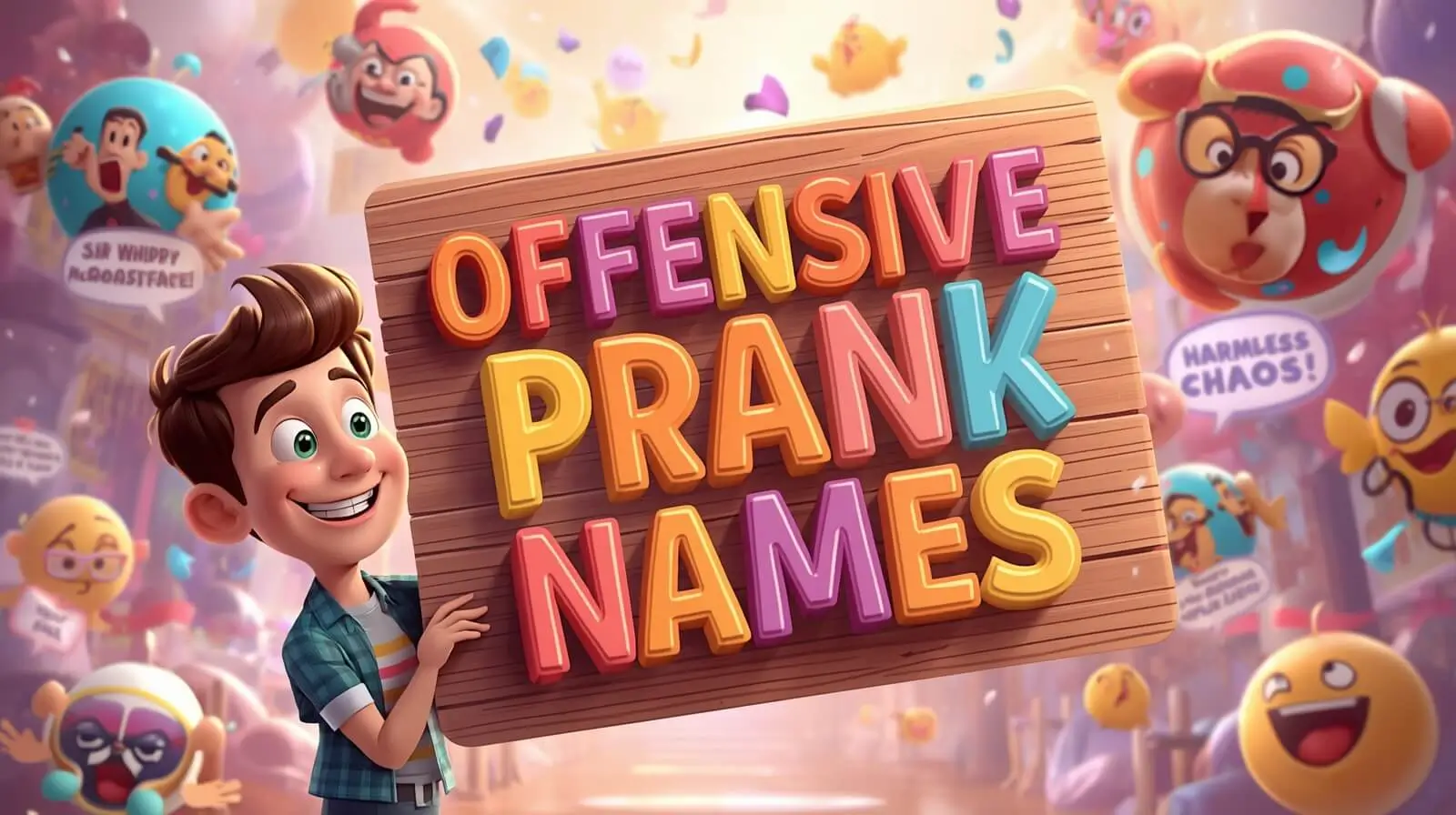 offensive prank names