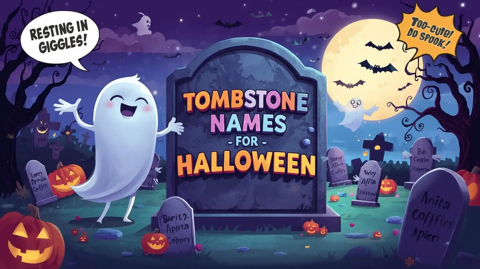 tombstone names for halloween