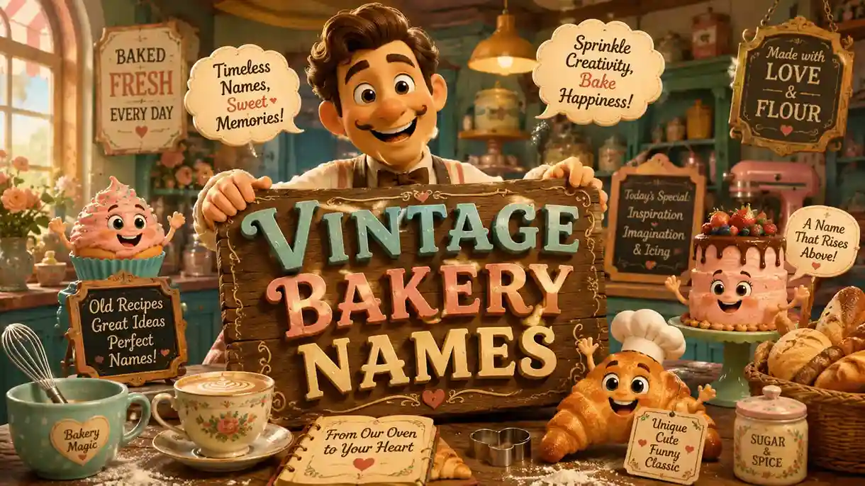 vintage bakery names