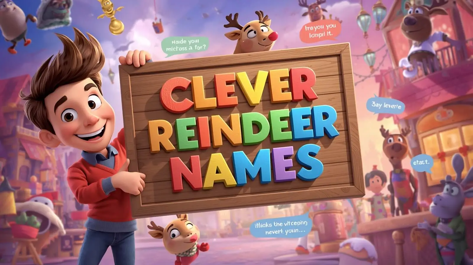 clever reindeer names