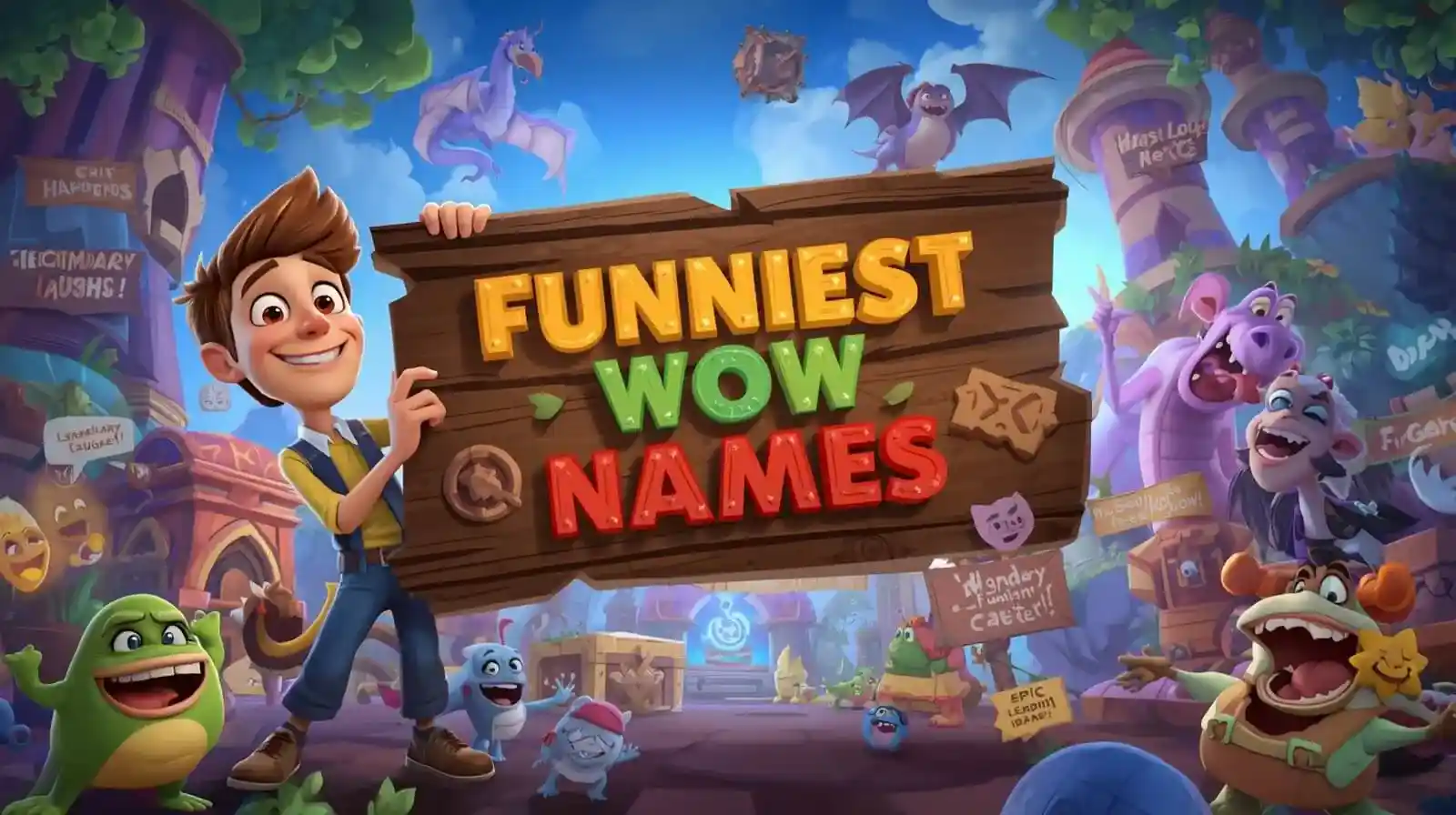 funniest wow names