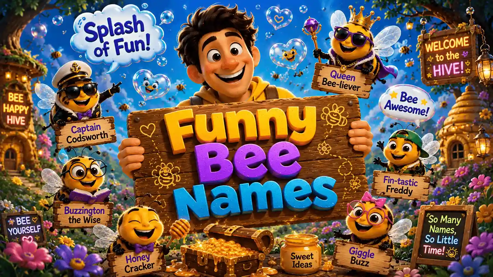 funny bee names