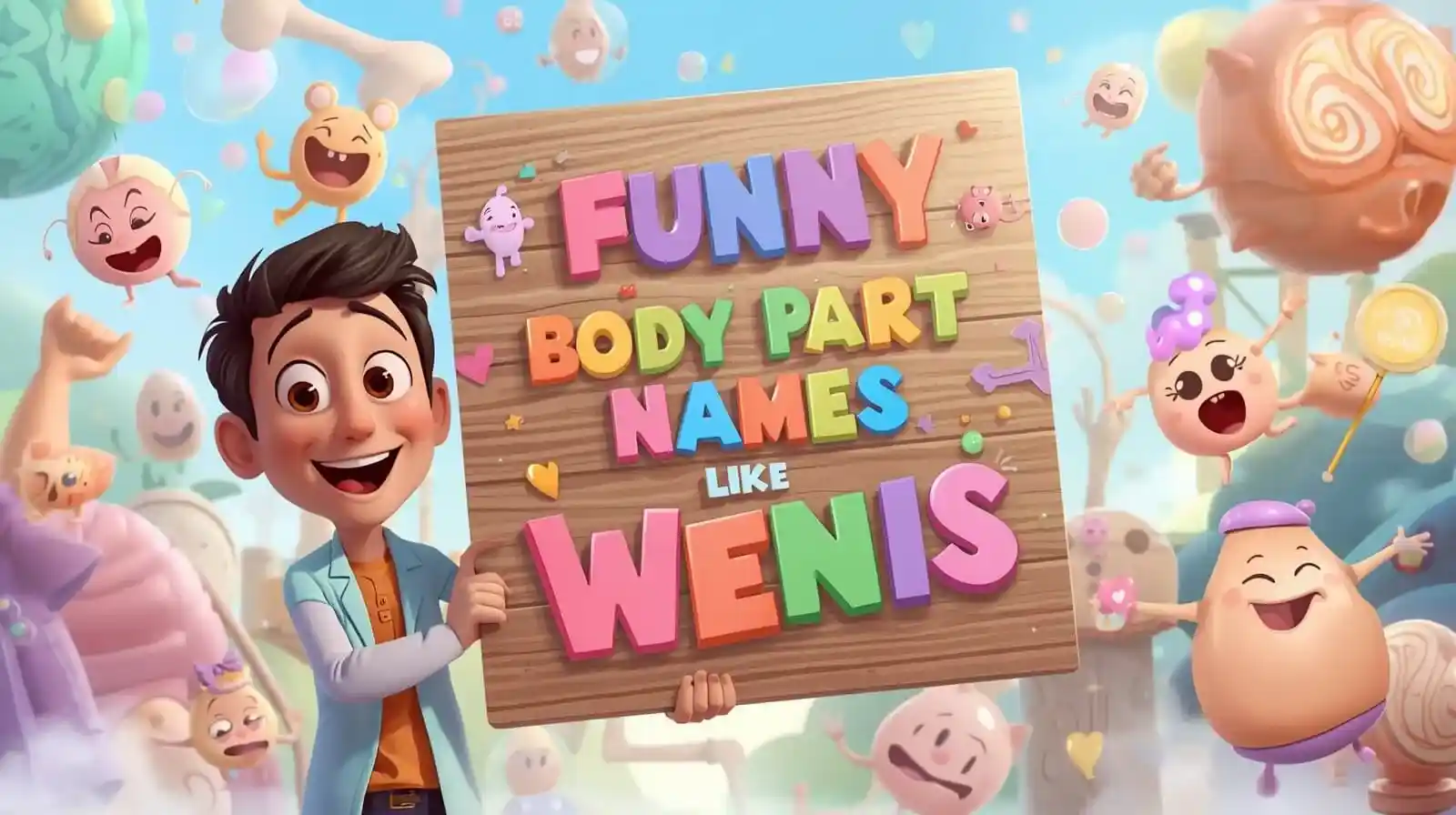 funny body part names like wenis