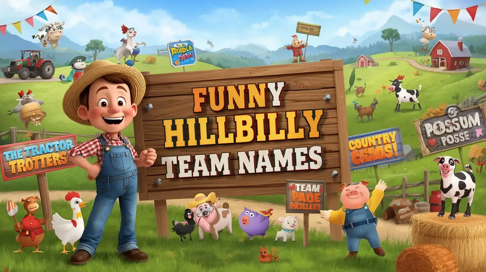 funny hillbilly team names