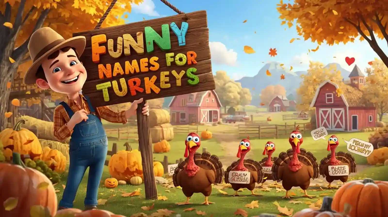 funny names for turkeys