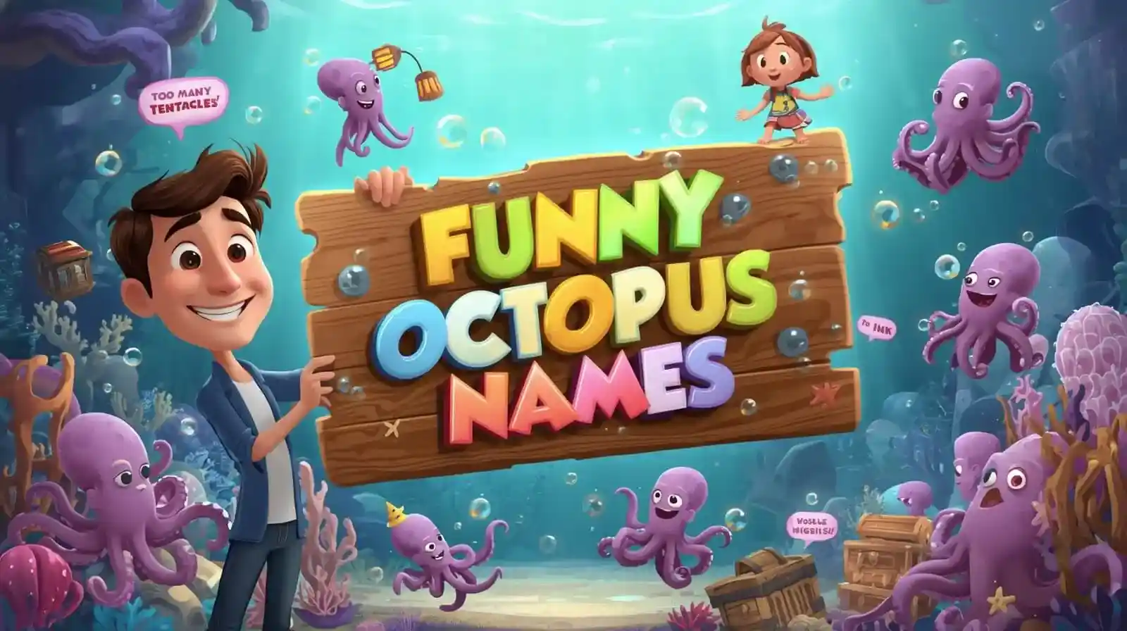 funny octopus names