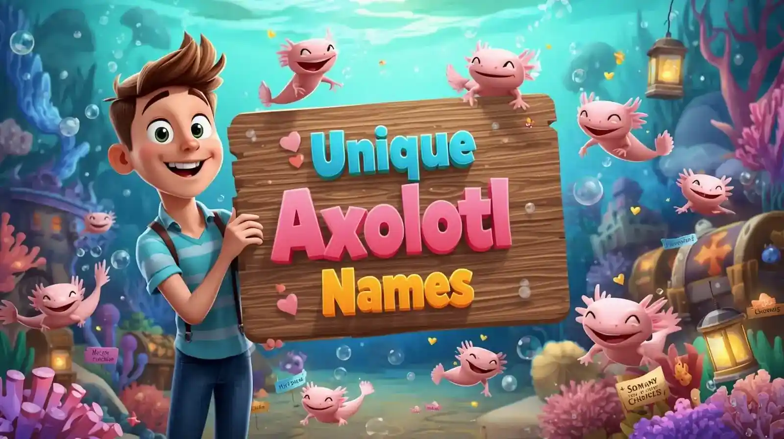unique axolotl names