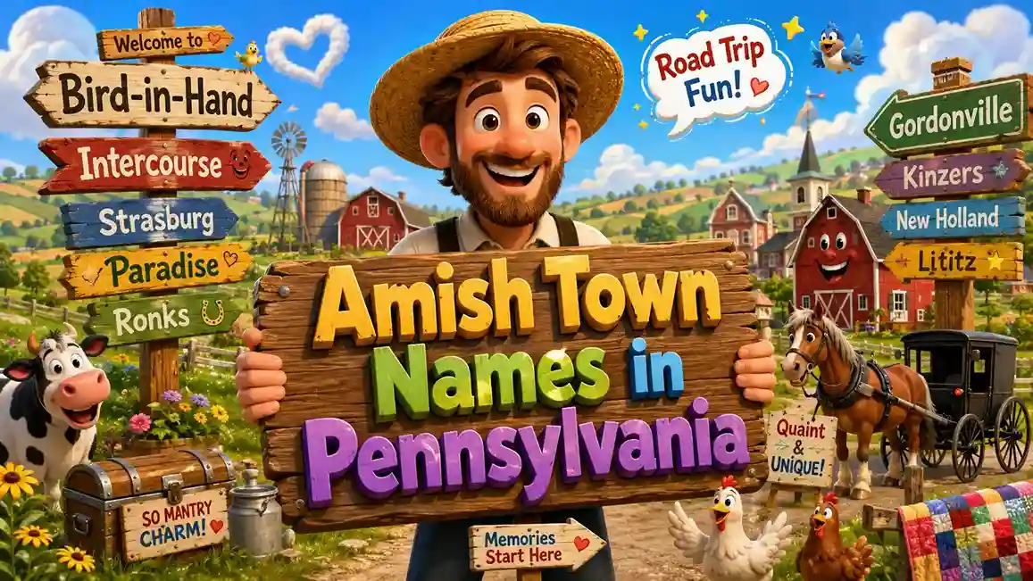 amish town names in pennsylvania