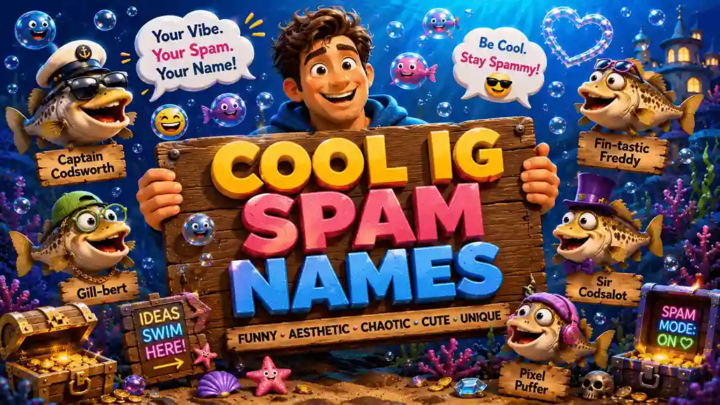 cool ig spam names