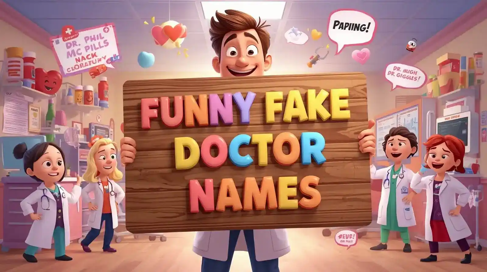 funny fake doctor names