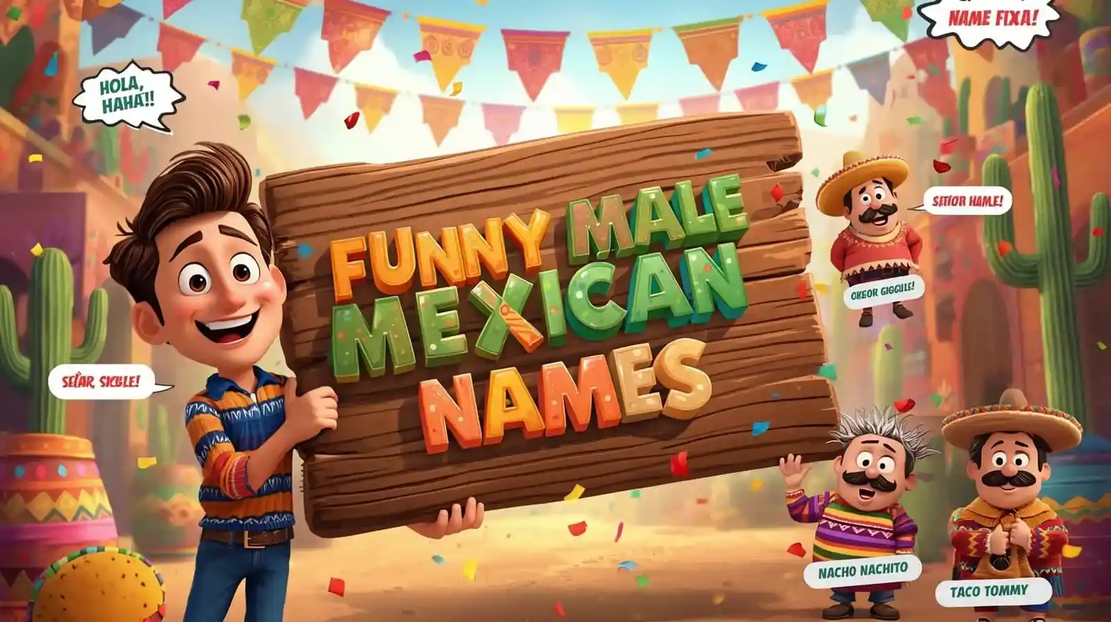 funny male mexican names