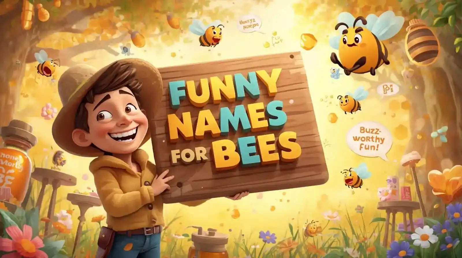 funny names for bees