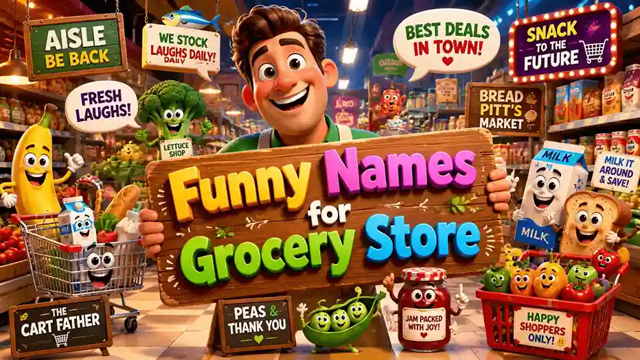 funny names for grocery store