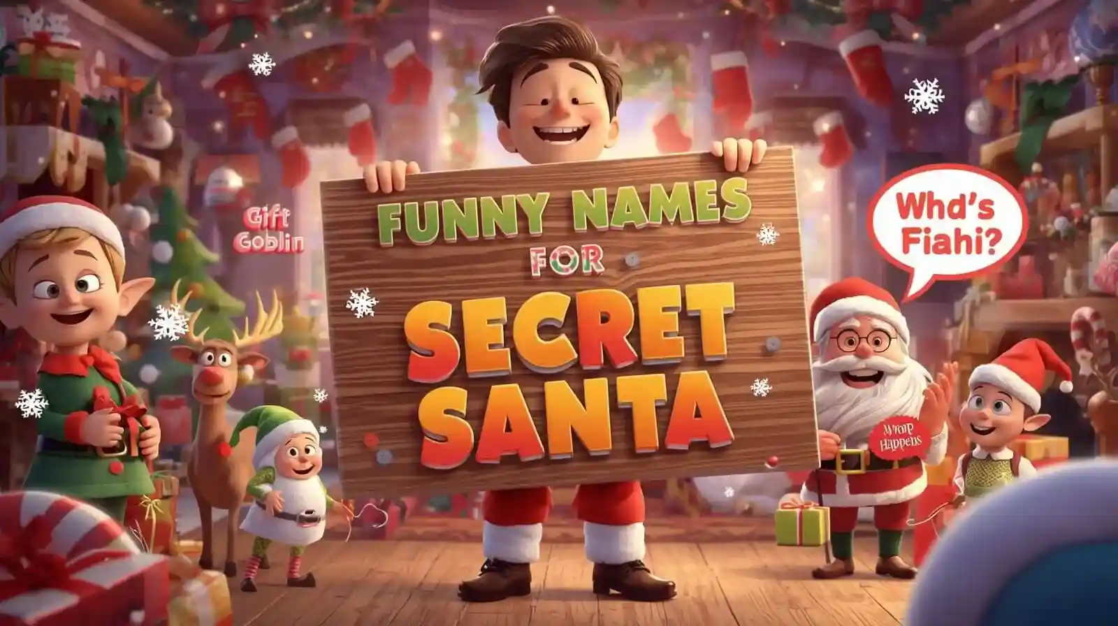funny names for secret santa