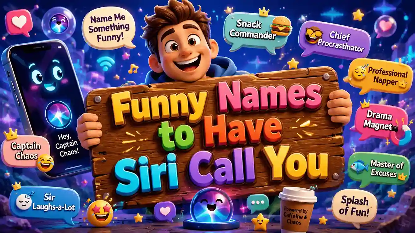 funny names to have siri call you