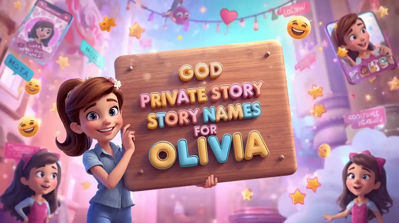 good private story names for olivia