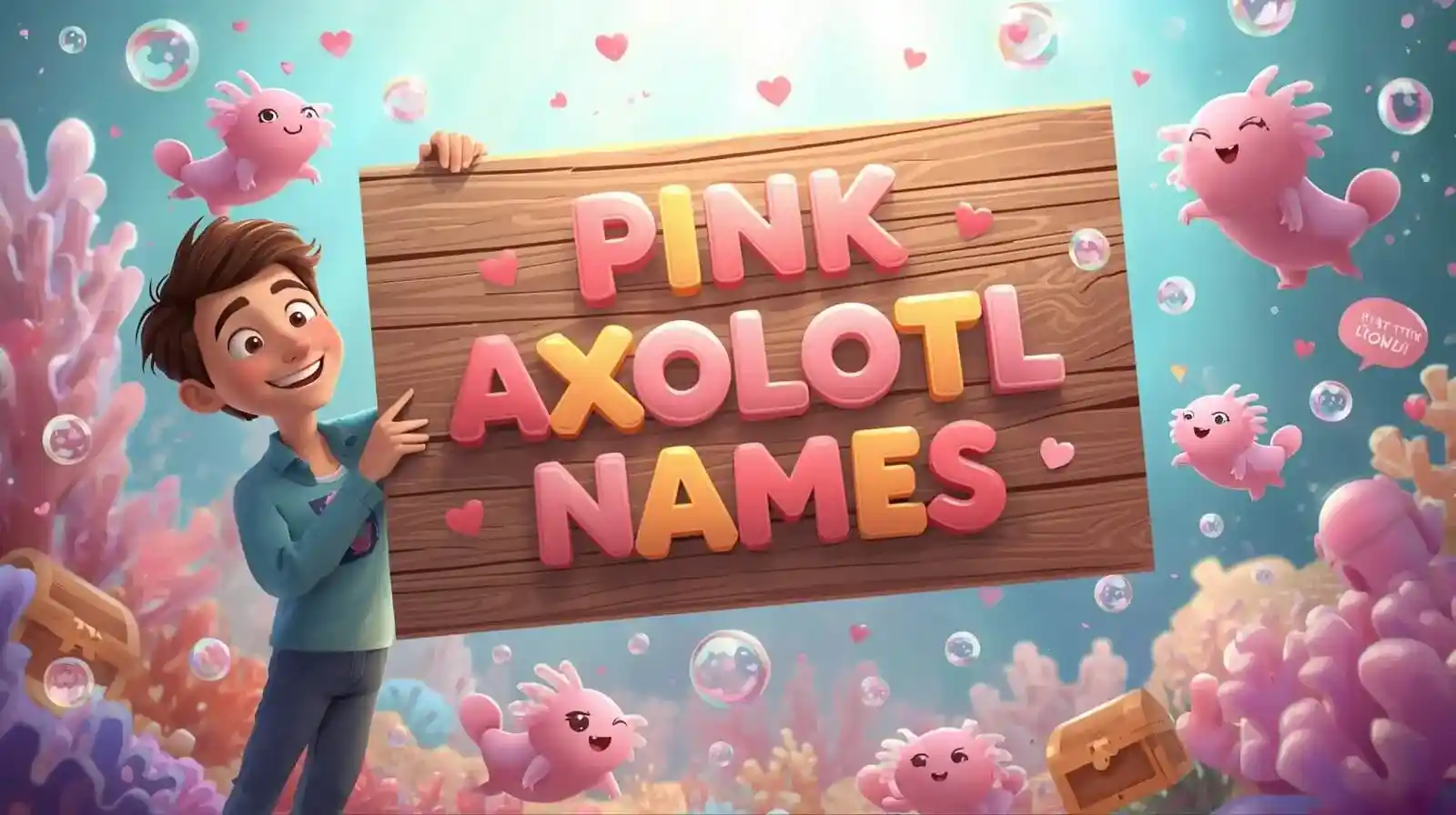 pink axolotl names