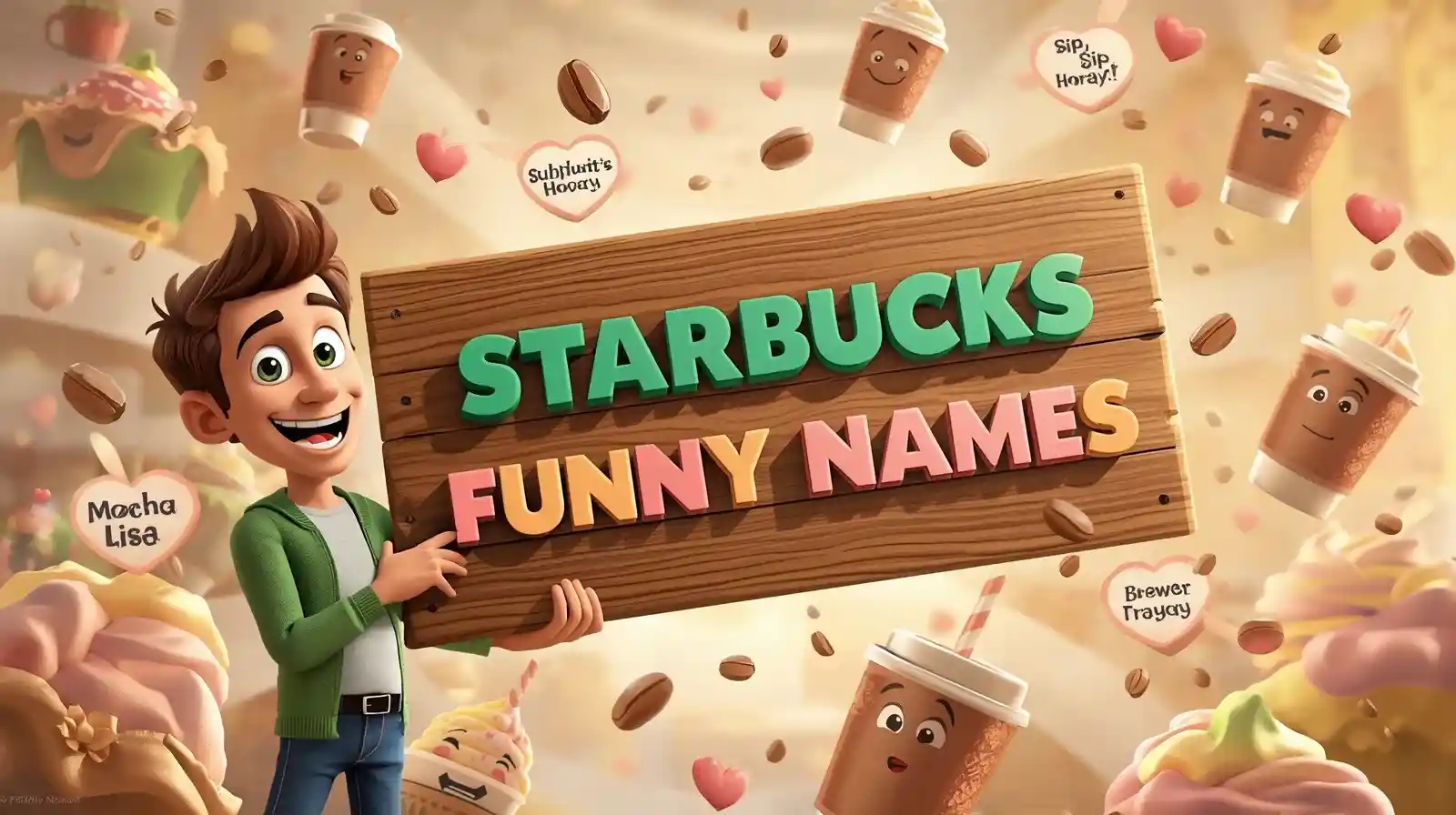 starbucks funny names
