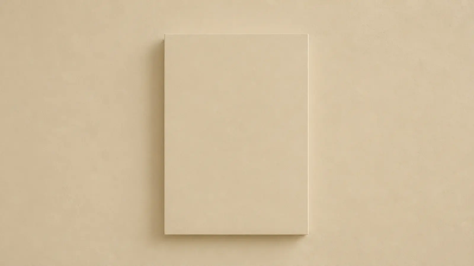 seamless painted box on a wall finished in the same colour