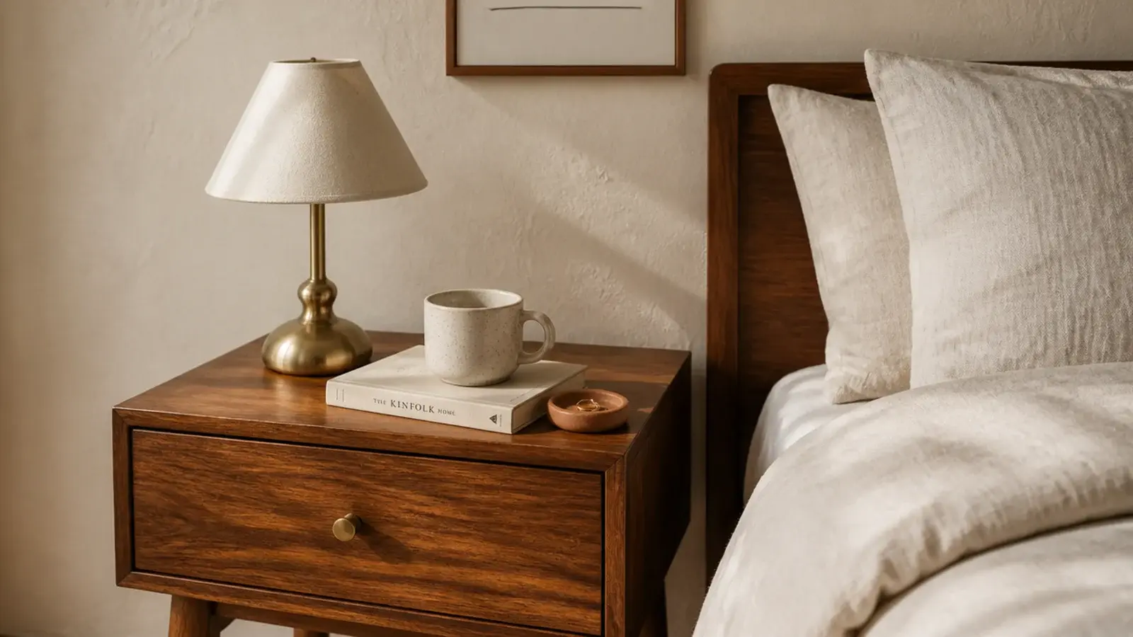 Bedside Table Ideas — cozy decorating ideas from Name Chuckle