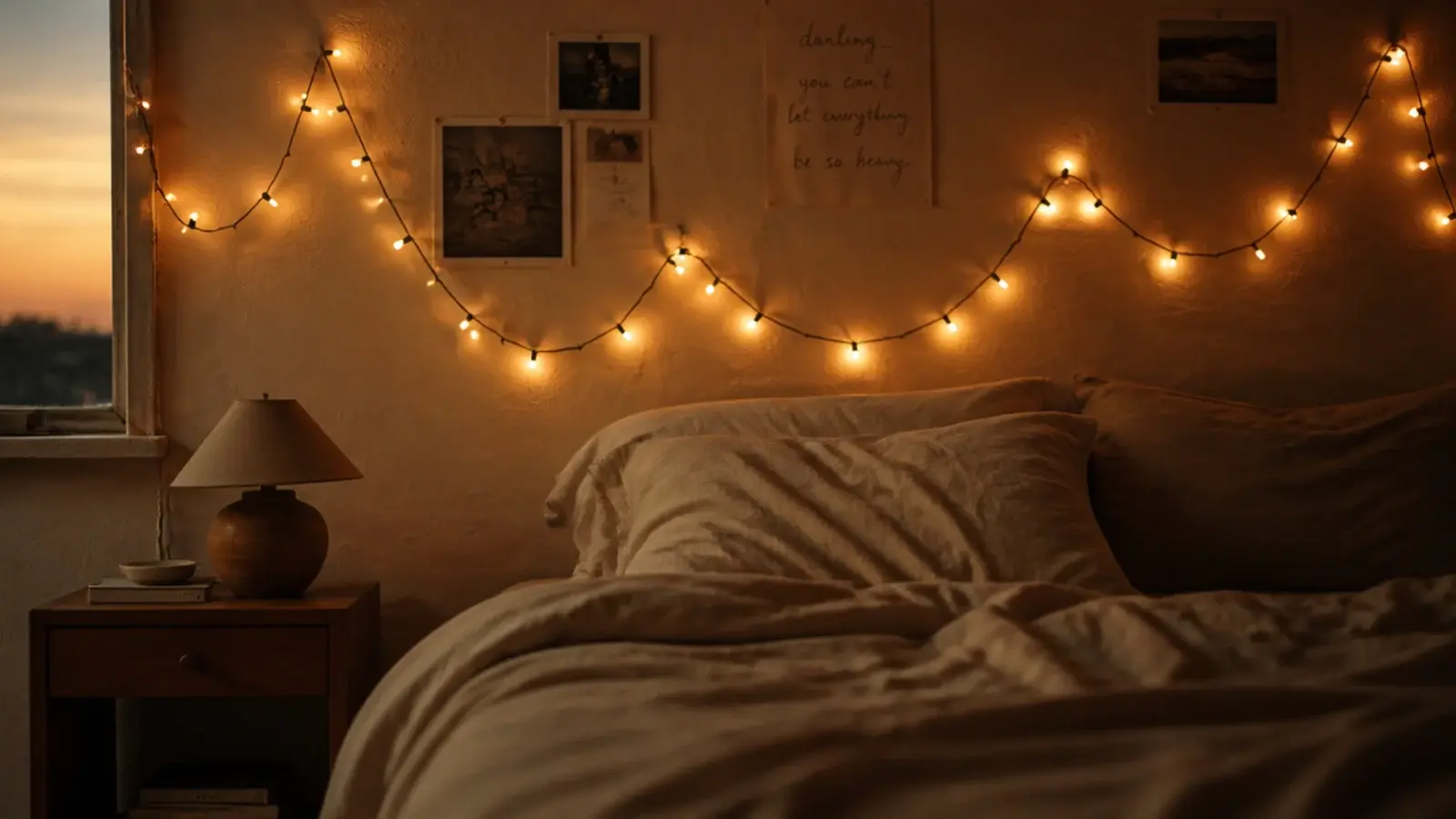 Fairy Lights Bedroom — cozy decorating ideas from Name Chuckle