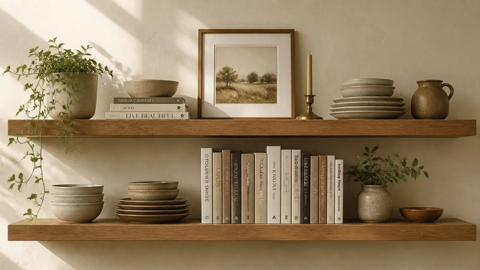 Floating Shelves — cozy decorating ideas from Name Chuckle