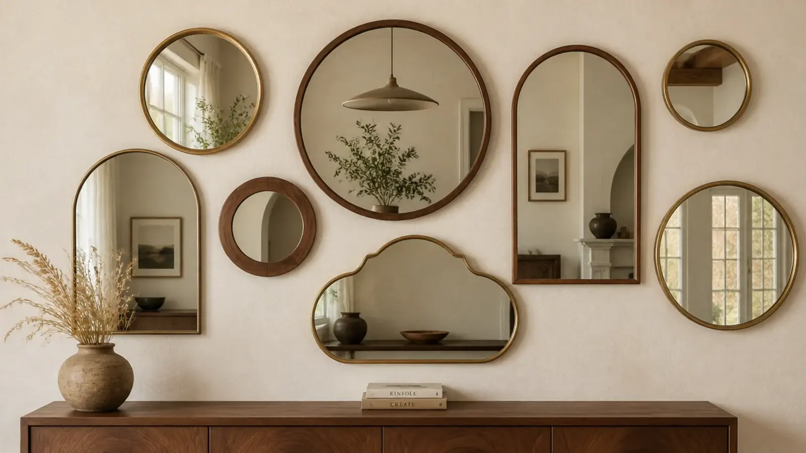 Mirror Wall Decor — cozy decorating ideas from Name Chuckle