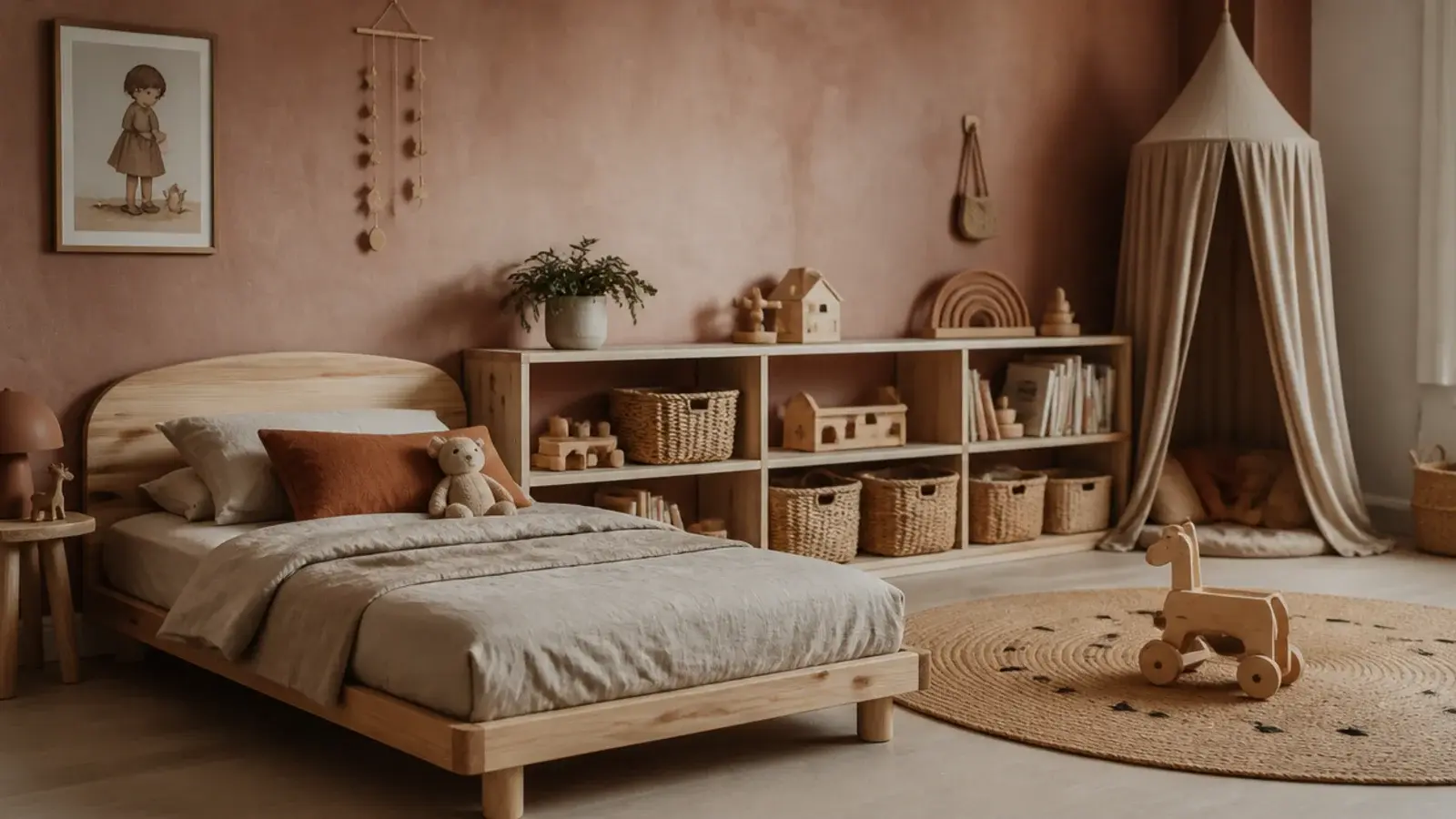 Toddler Girl Bedroom — cozy decorating ideas from Name Chuckle
