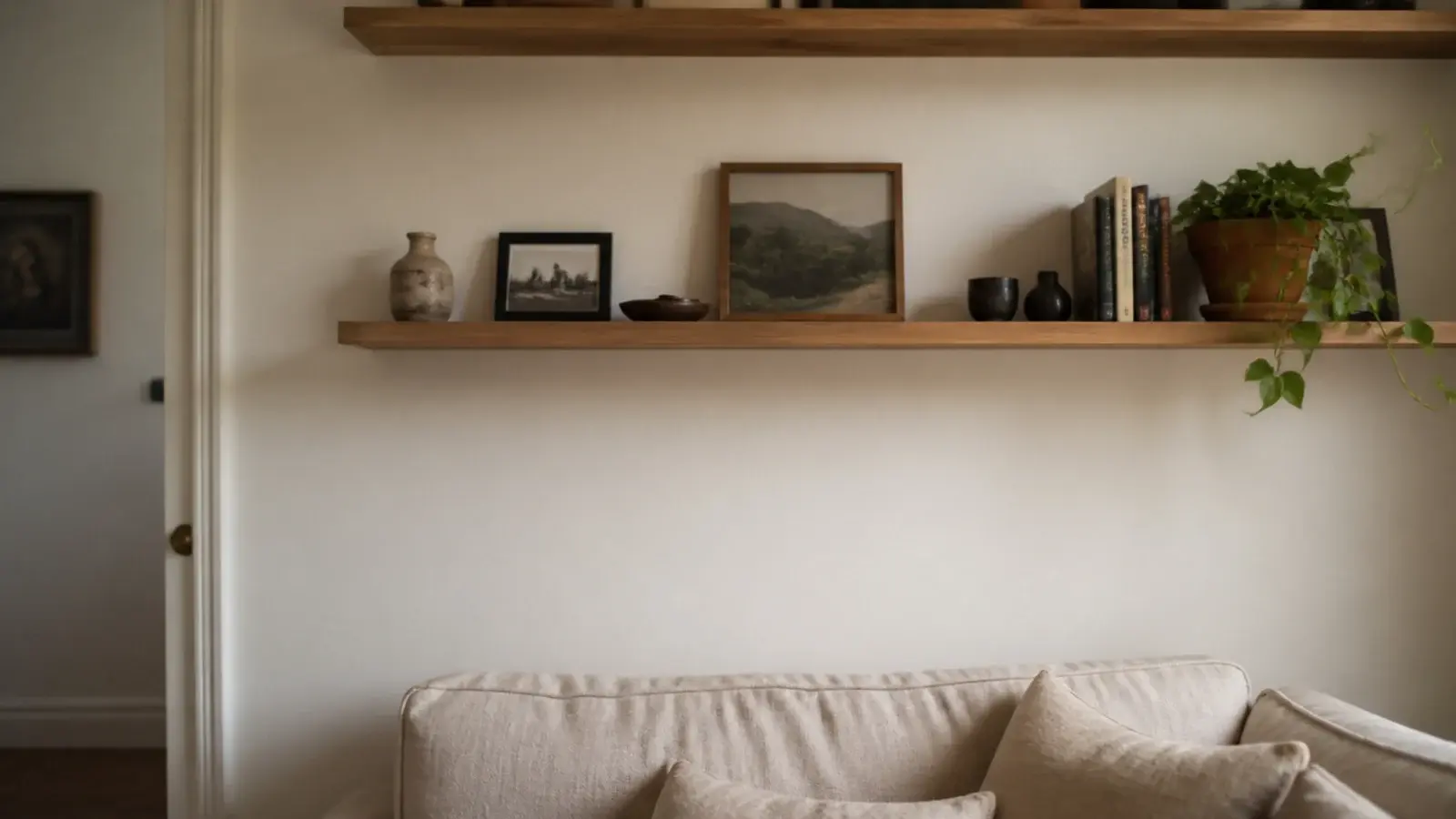 corner shelves mounted too high with the top tier out of reach