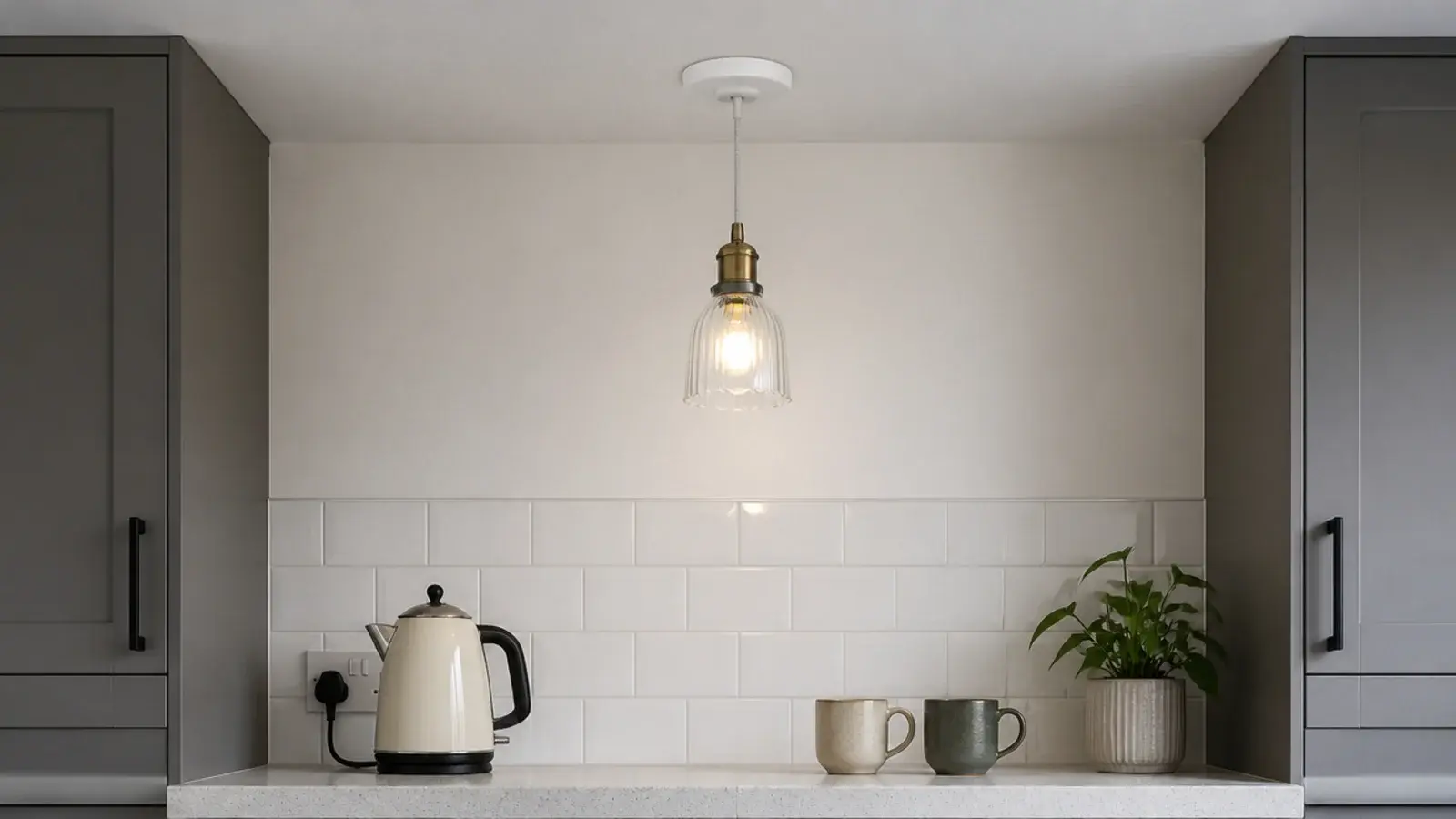 conversion kit pendant hanging where a downlight used to be