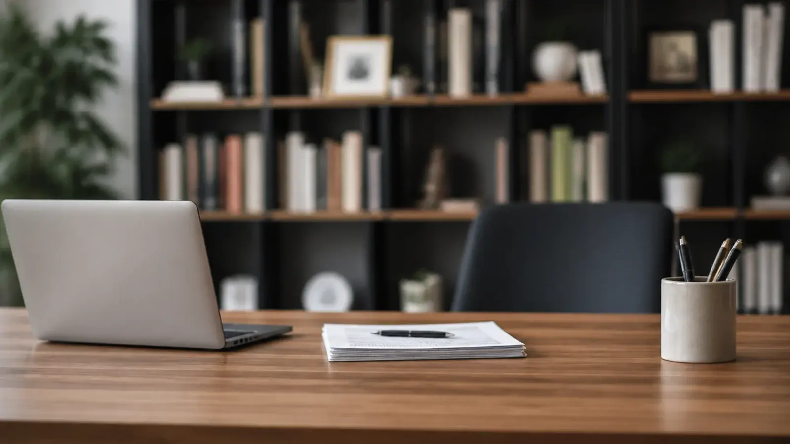 even pool of light covering a full home office desktop