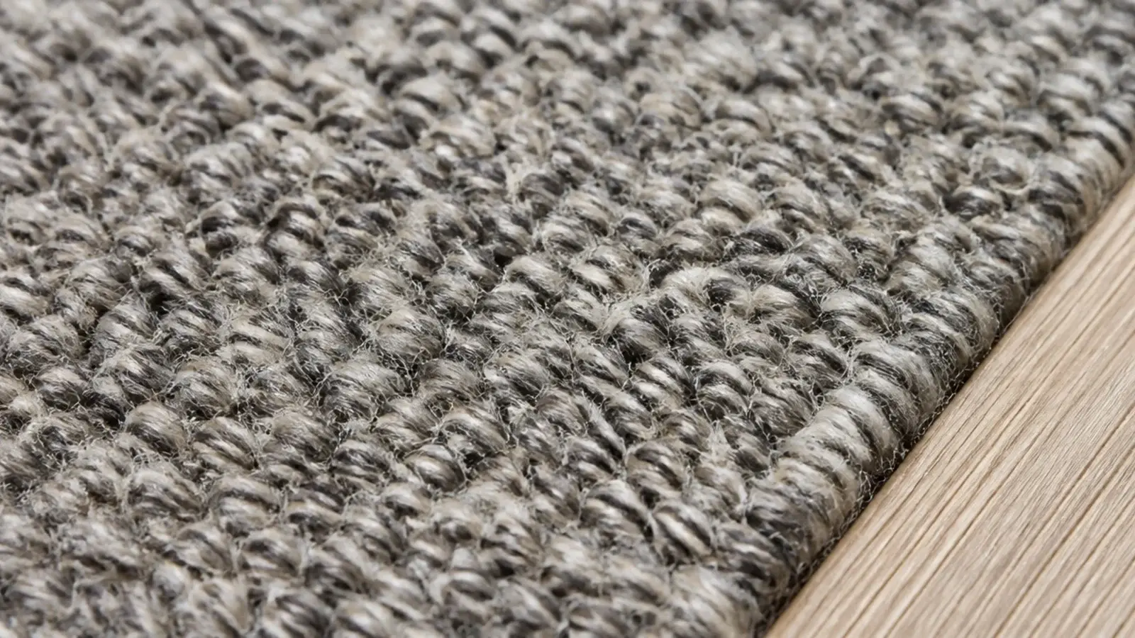 heathered wool pile showing several close tones blended together